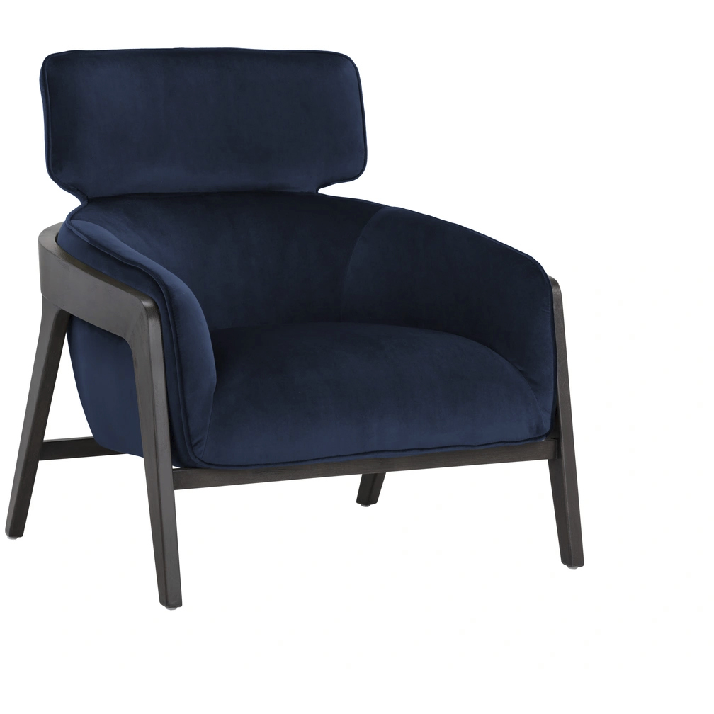 Maximus Metropolis Blue Lounge Chair
